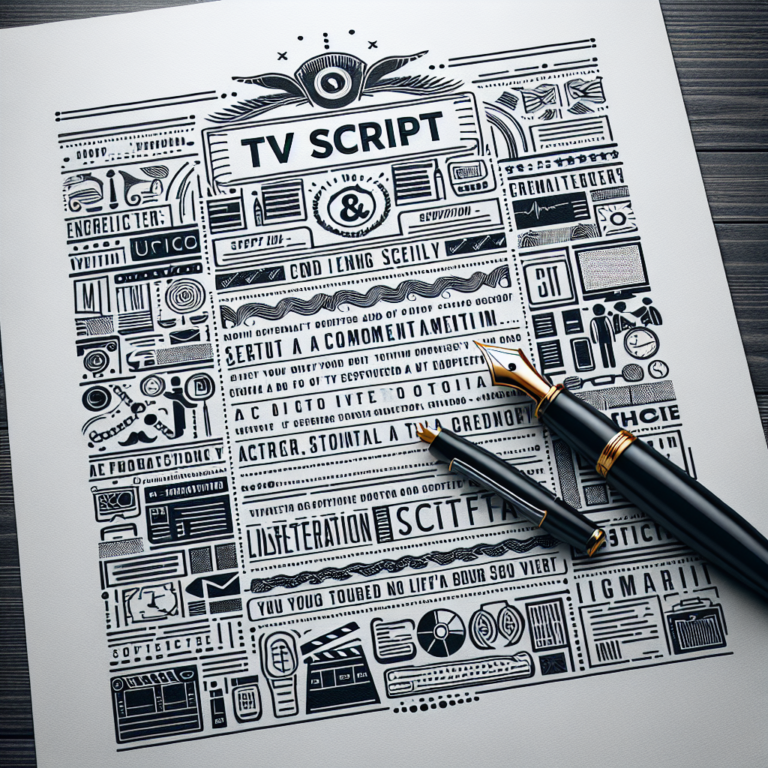 Voice Over TV Script Generator